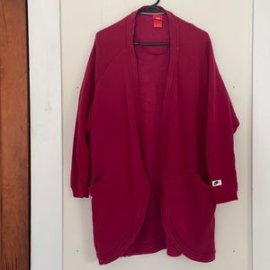 Women’s Maroon Nike Cardigan